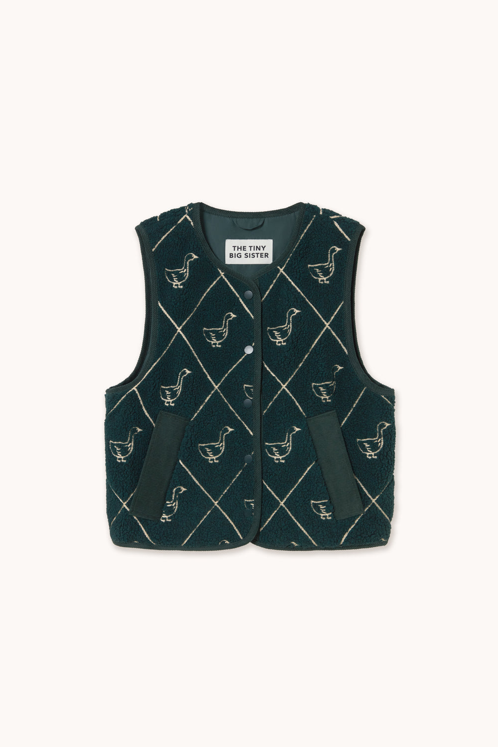 DIAMOND GEESE SHERPA VEST