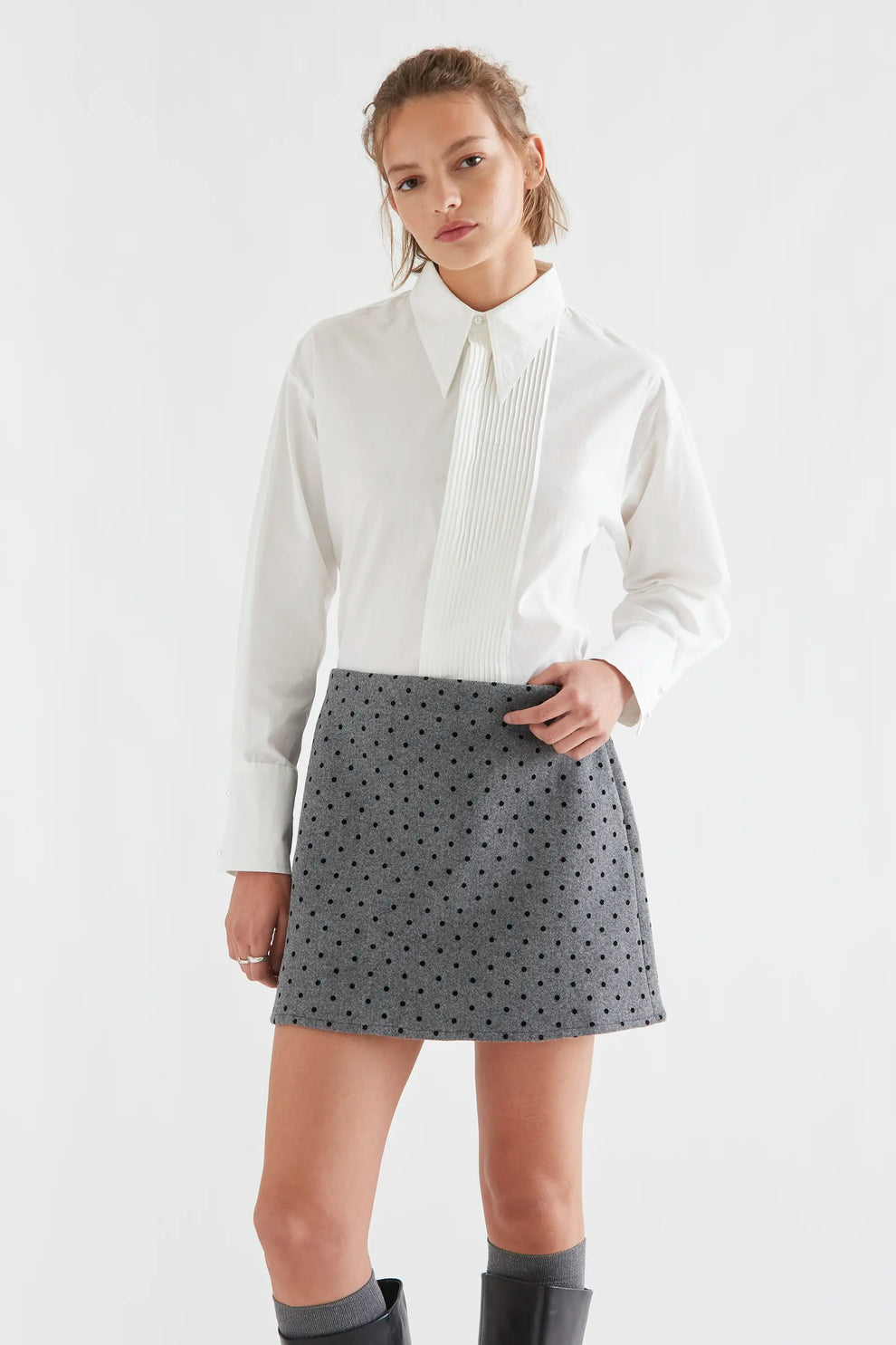Camicia 100% cotone bianca