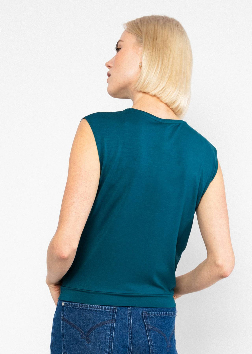 Blue tank top