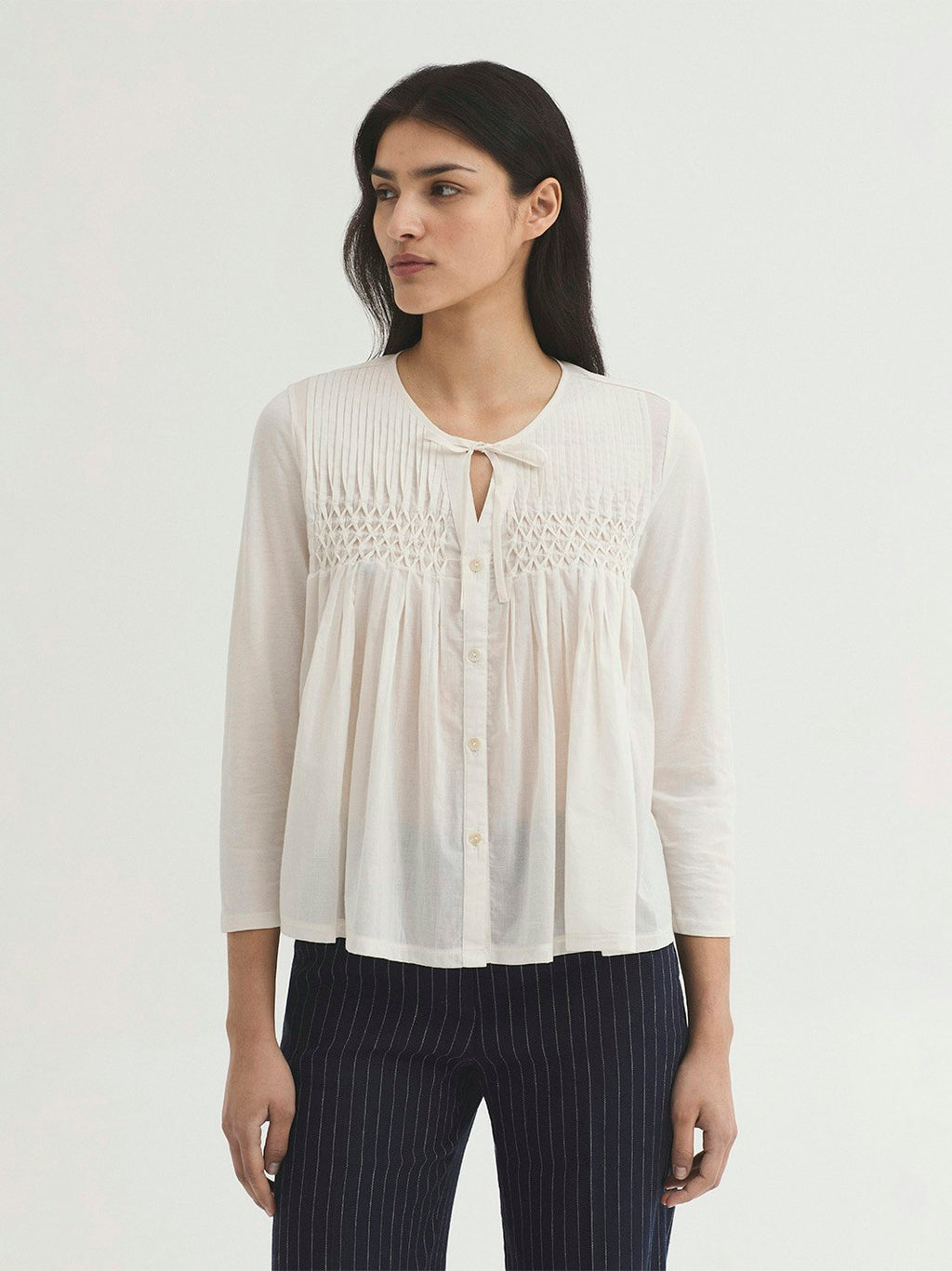 Camicia intarsi