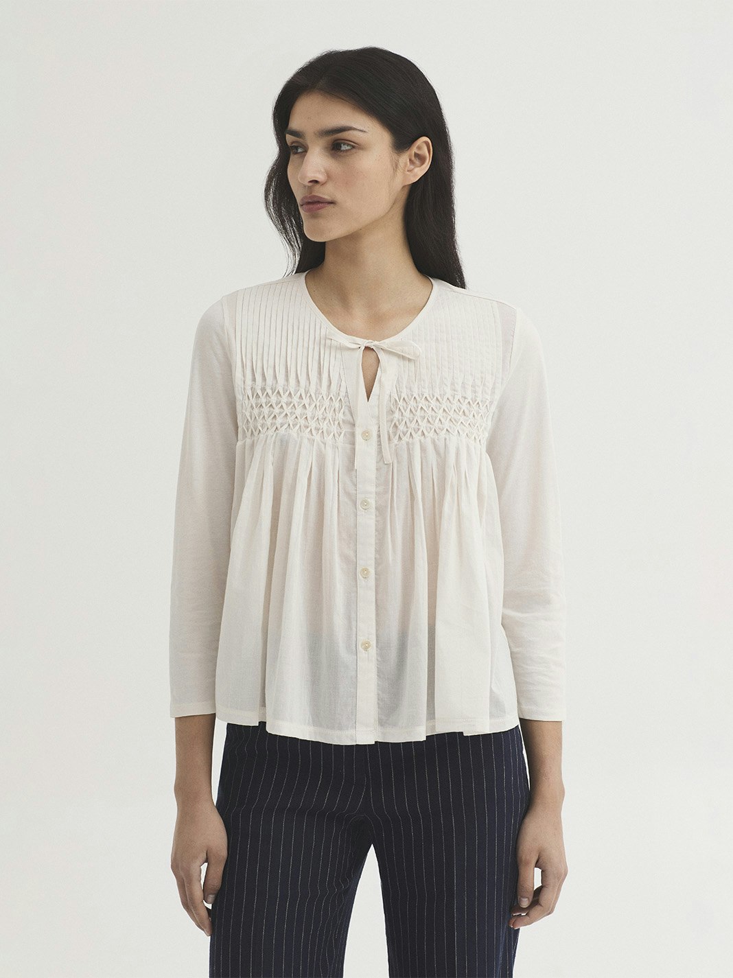 Camicia intarsi