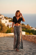 Pantalone boho fantasia pasley
