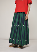 New Boho Green Skirt