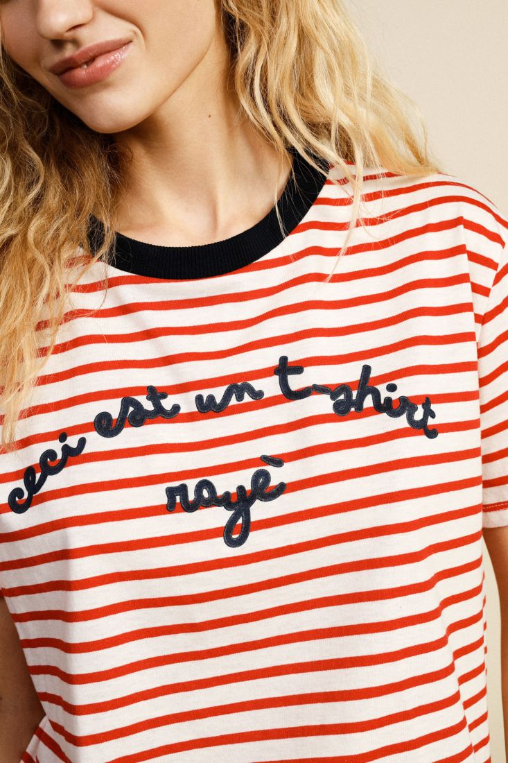 T-shirt Rayè