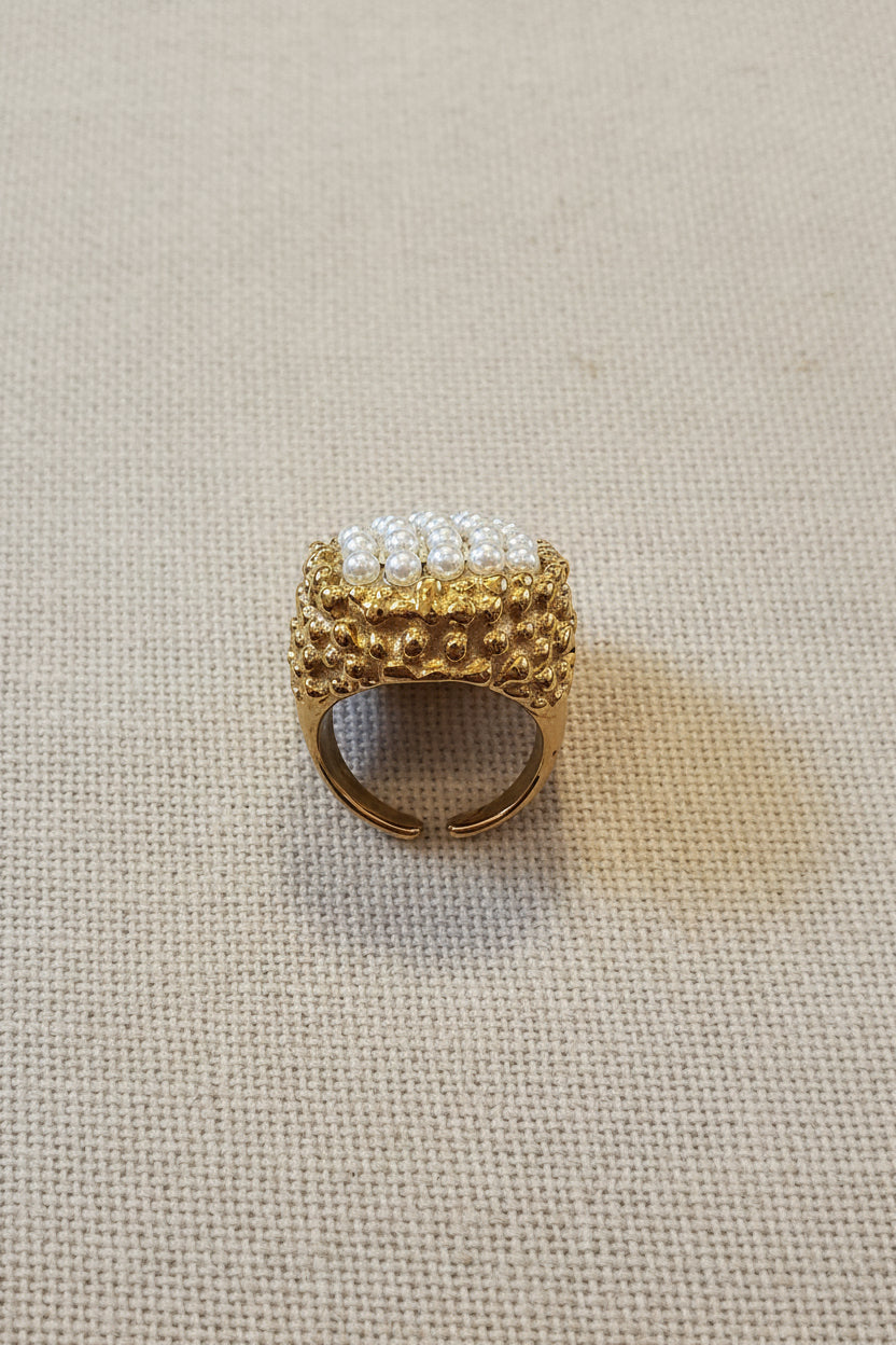 Anello "perla"  grappolo d' uva