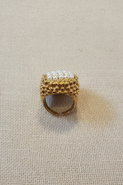 Anello "perla"  grappolo d' uva