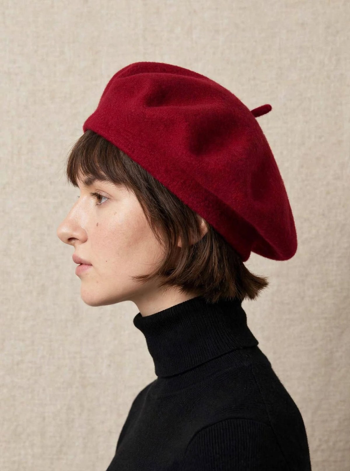 Oversize Beret Woollen Xl
