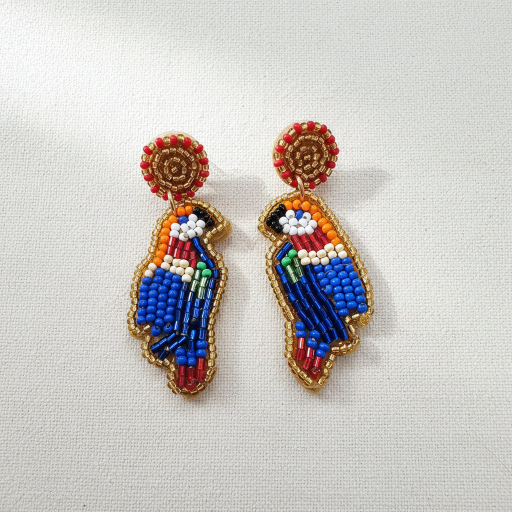 Parrot earrings 🦜