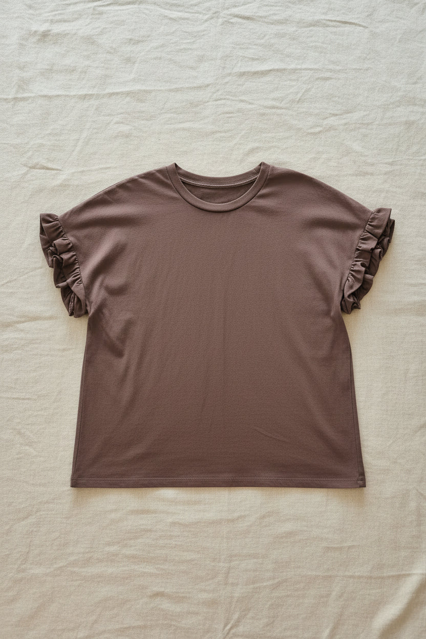 T- shirt " romanticona" Volants