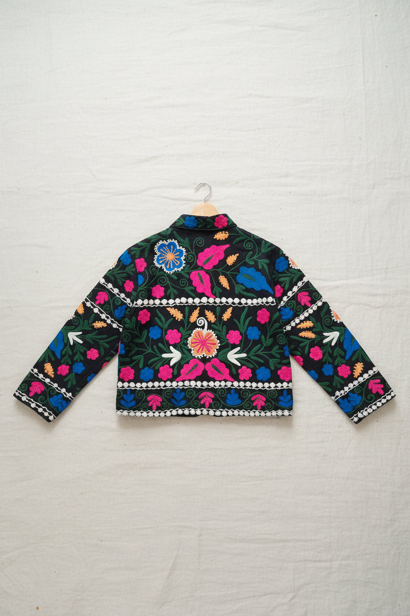 Suzani jacket black