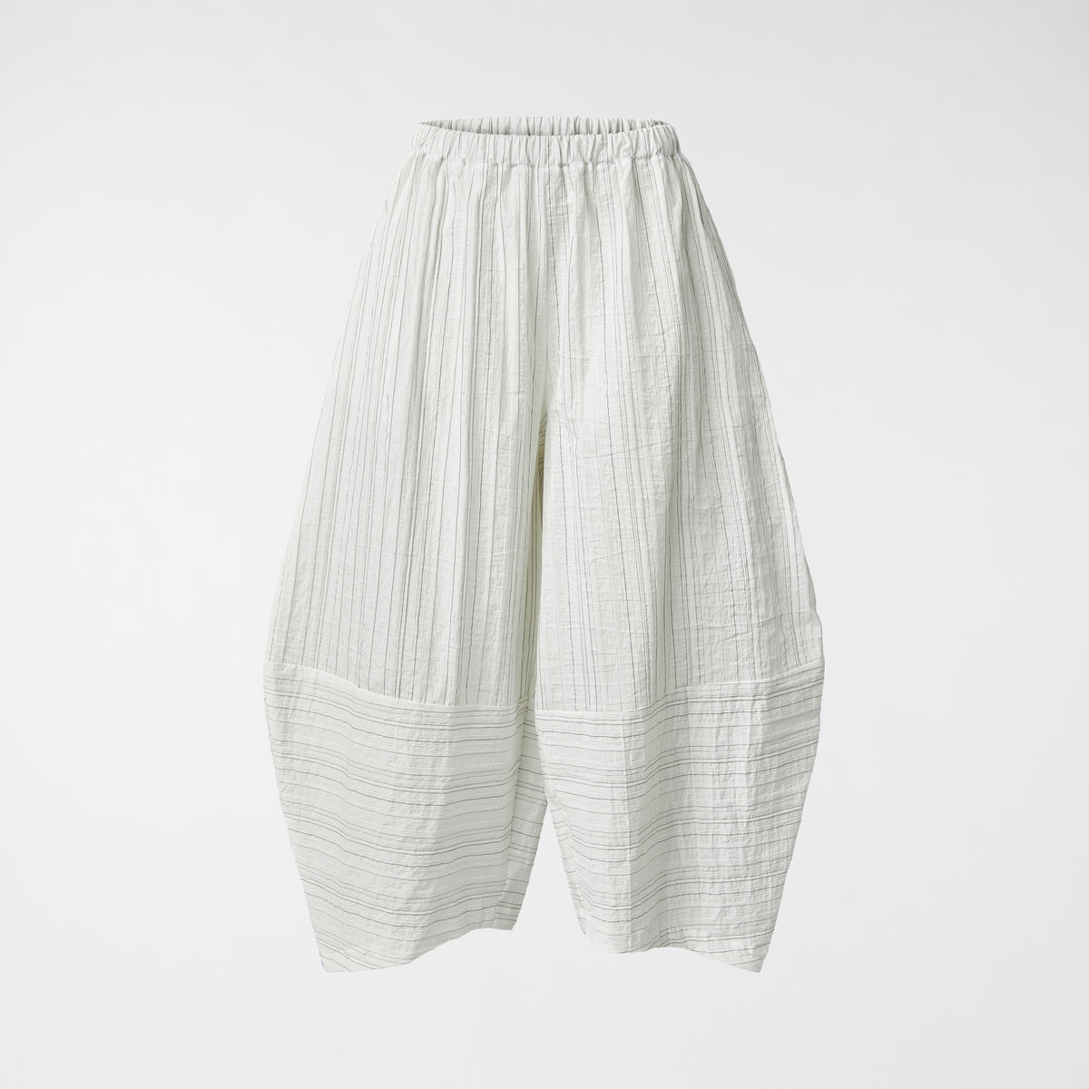 PANTALONI pijamas A RIGHE OVETTO BIANCO
