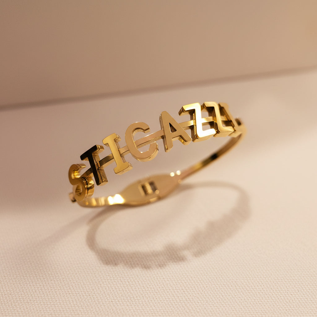 Bracciale rigido " Sticazzi "