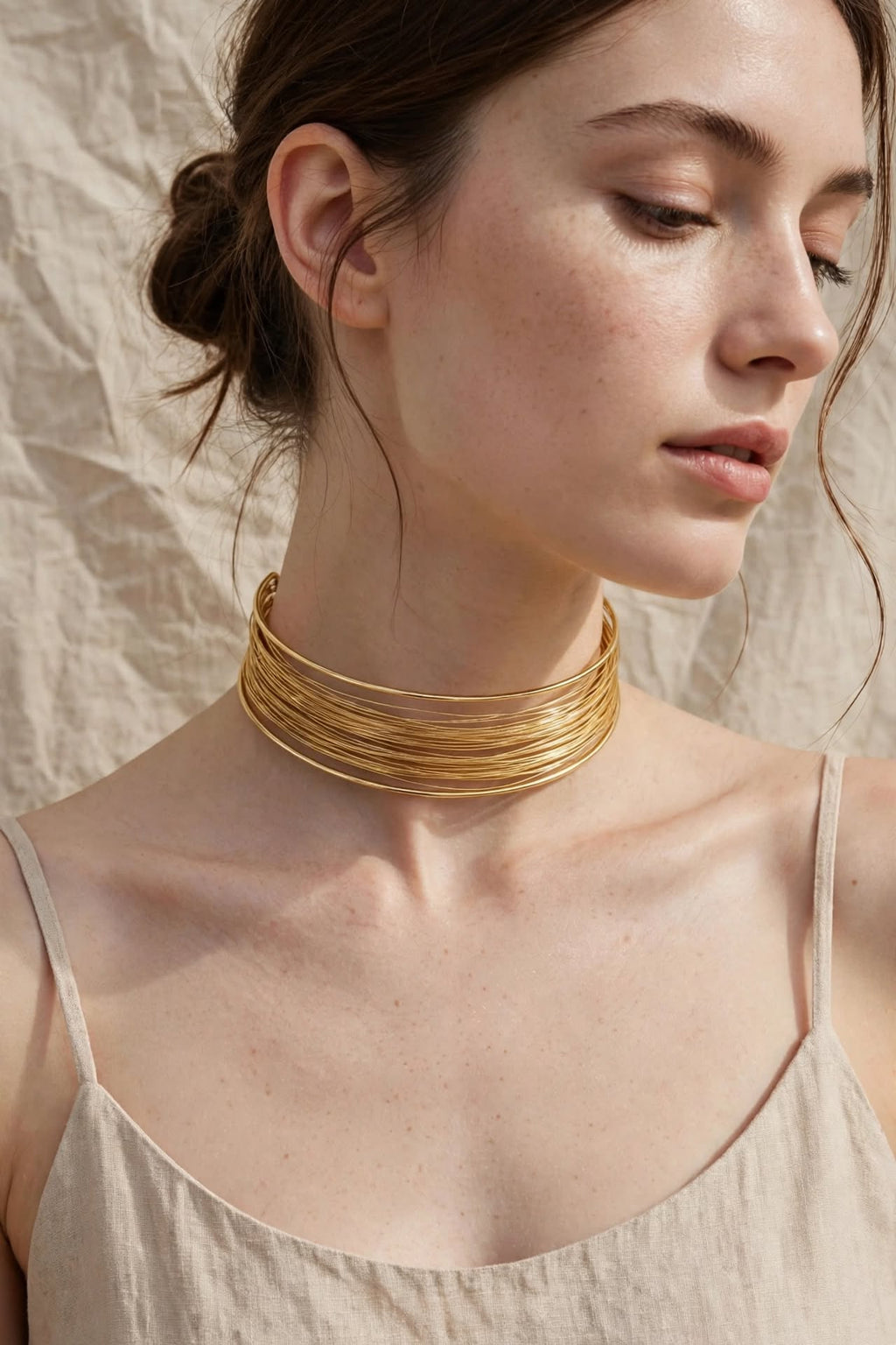 Choker Onde — l'oro che si muove