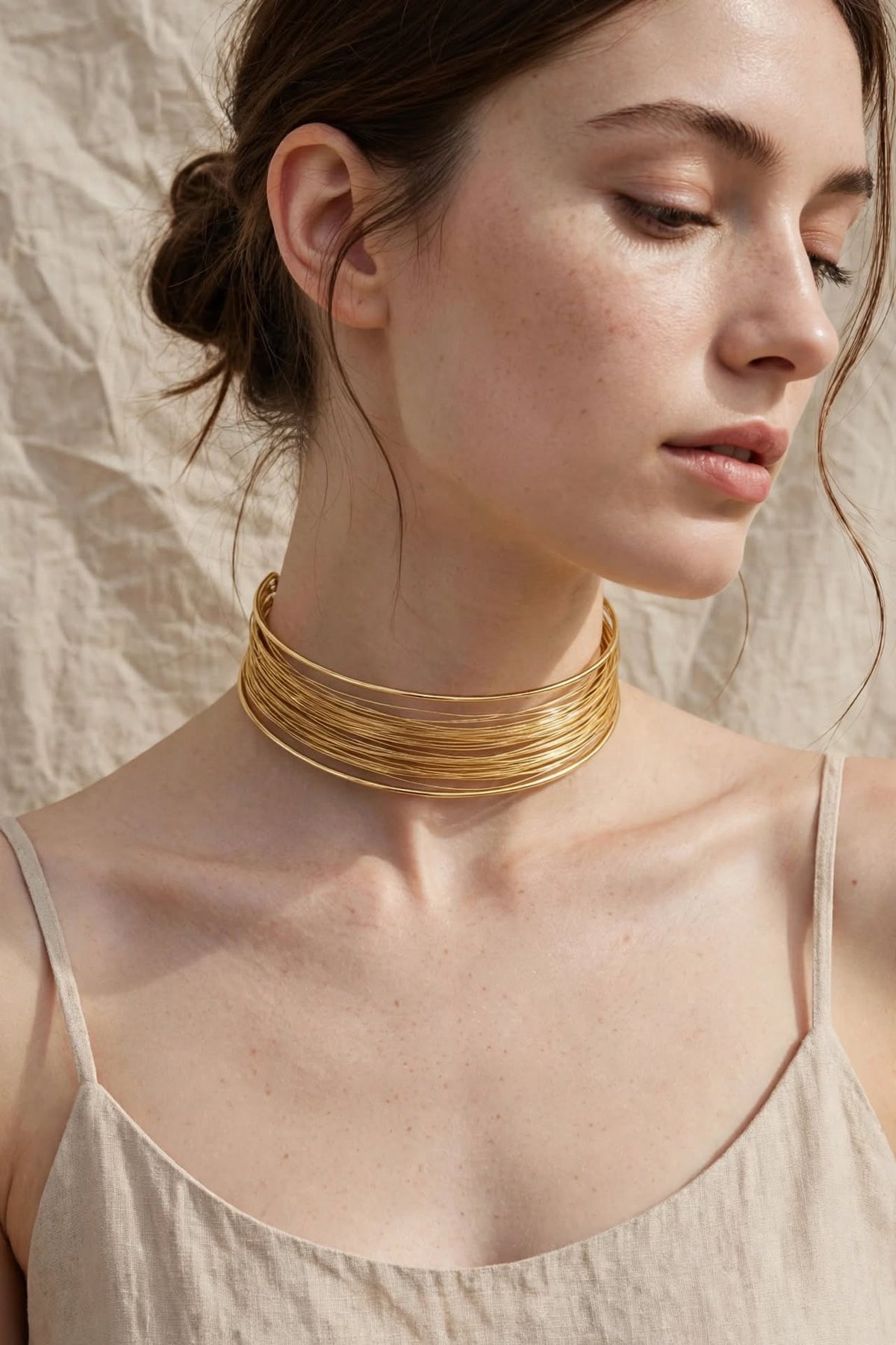 Choker Onde — l'oro che si muove