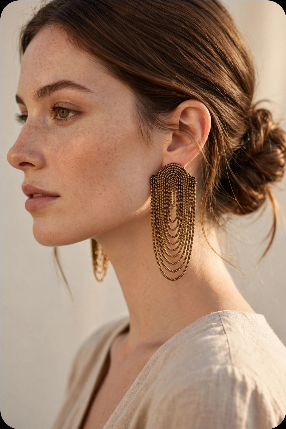 Handmade "boho " earrings