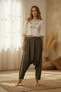 Pantalone gonna  cavallo basso