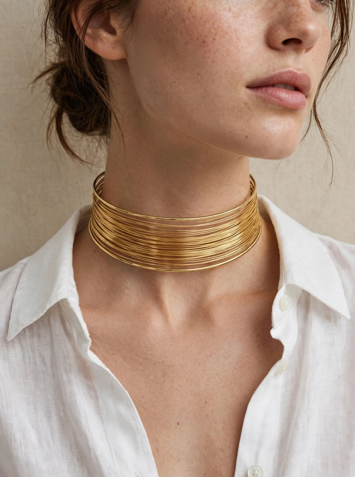 Choker Onde — l'oro che si muove