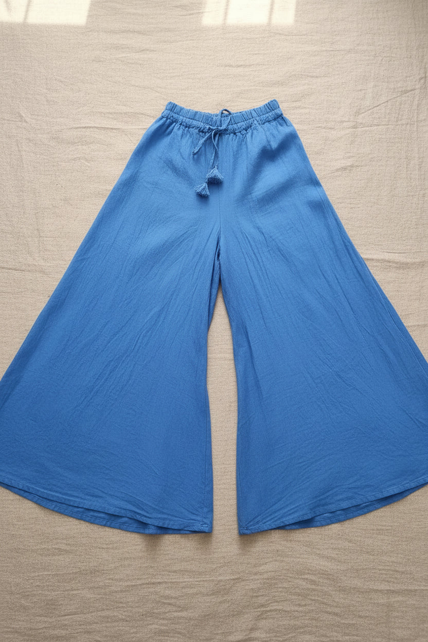 Pantalone Mussola Blu