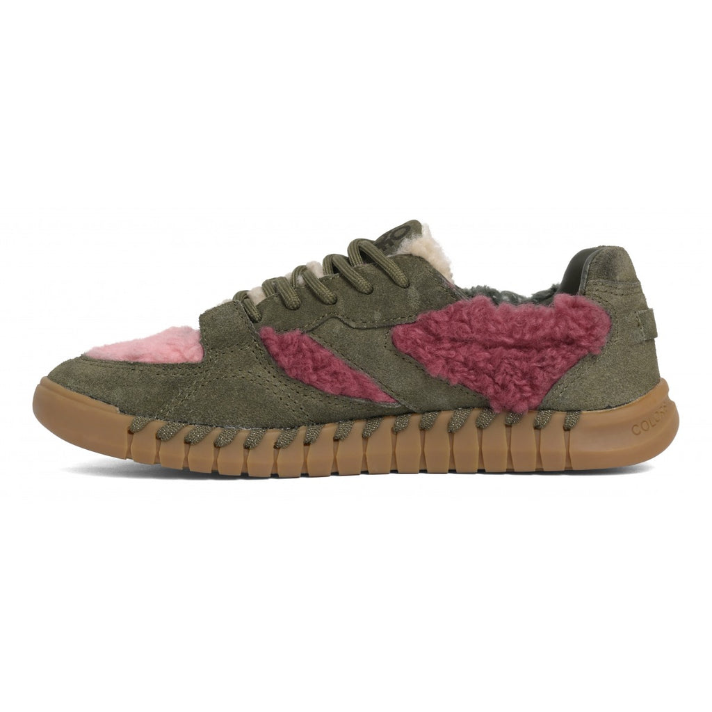 TAHOE SNEAKER IN PELLE CON PELO TEDDY