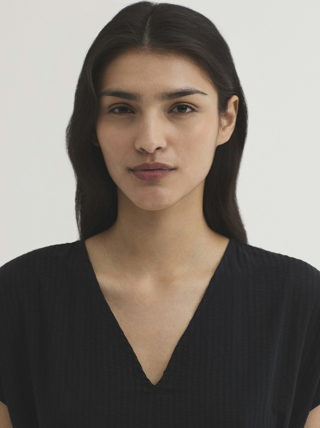 Abito seersucker e tencel