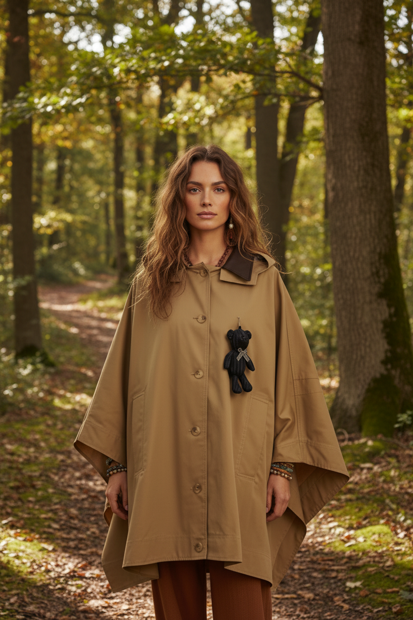 Trench Poncho oversize