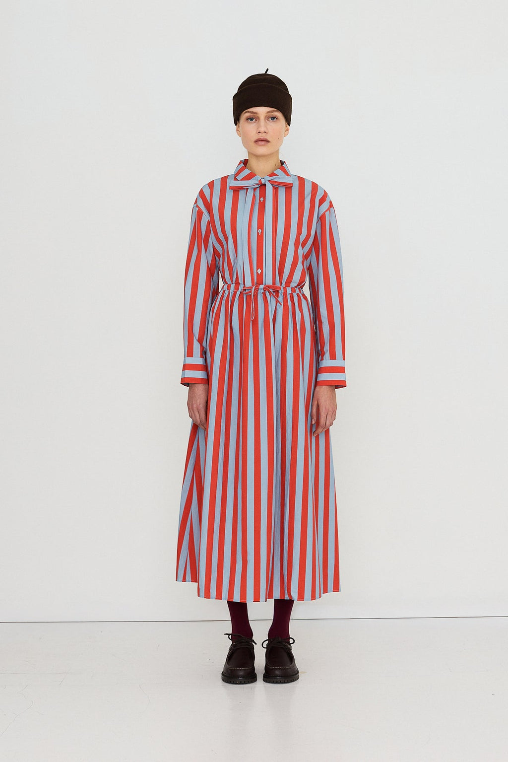 STRIPES BOW NECK SHIRT
Sale price