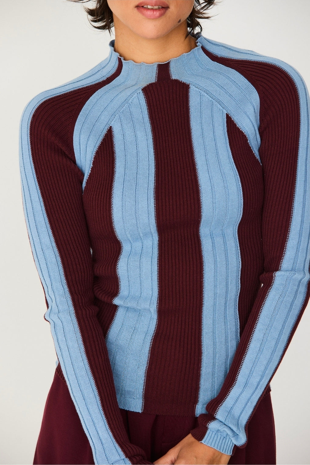 ANUK-GOTS T-SHIRT ribbed