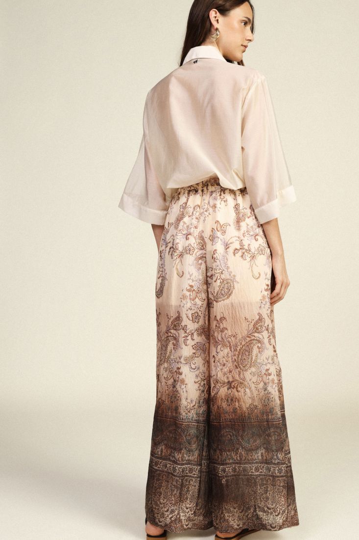 Pantaloni palazzo fantasia  pasley