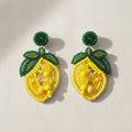 lemon earrings 🍋