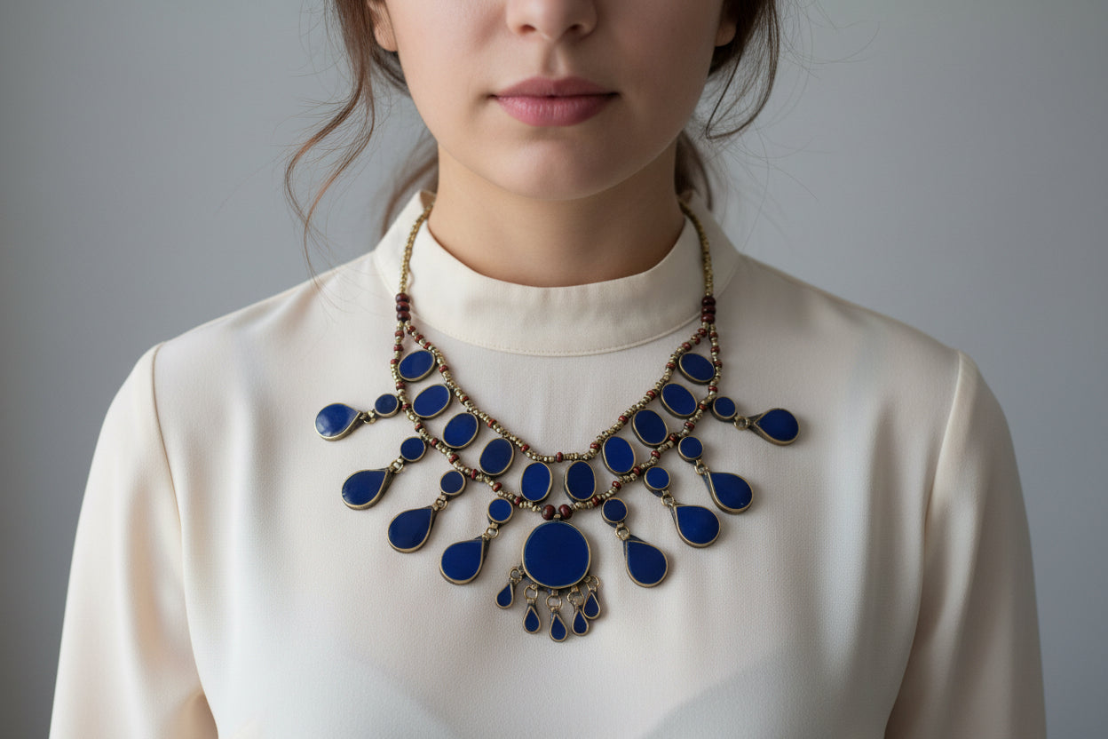 Collana afgana BLU