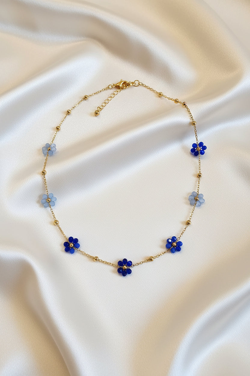 Collana in macramè blu 💙
