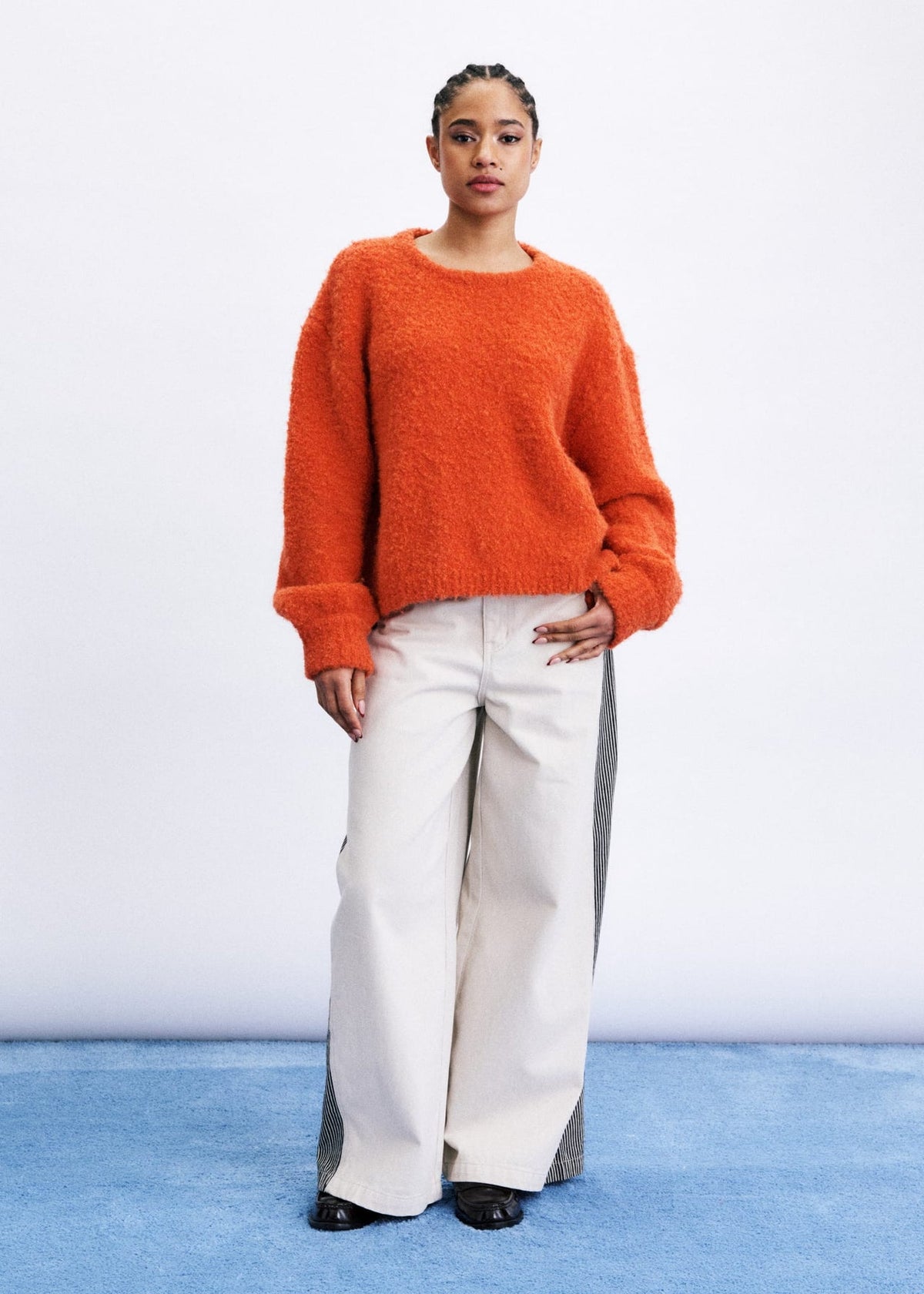 PULL FLUFFY LOUISE - ARANCIONE VITAMINICO