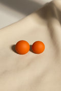 Orecchini semisfera orange