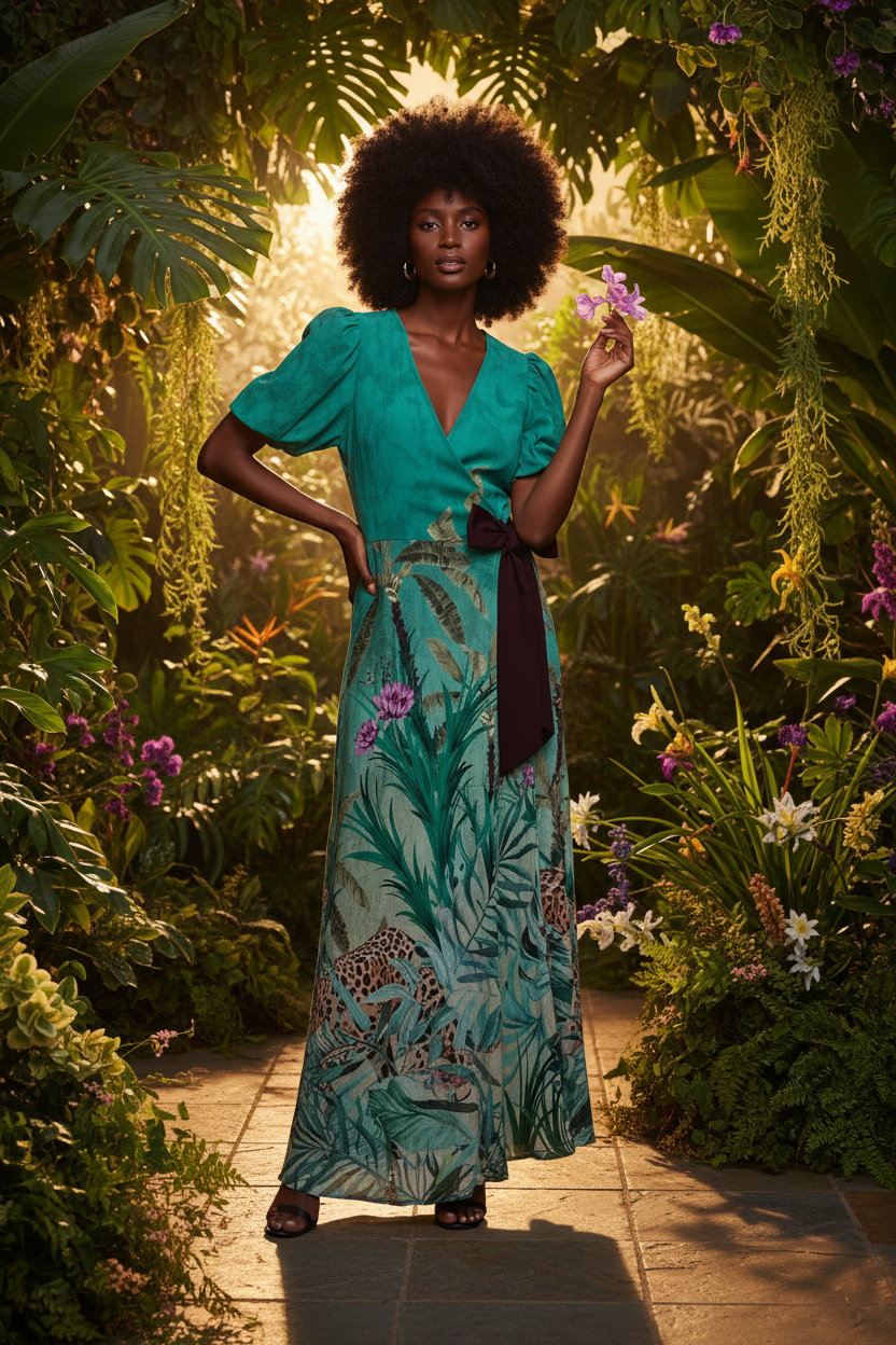 Jingle jungle Green dress