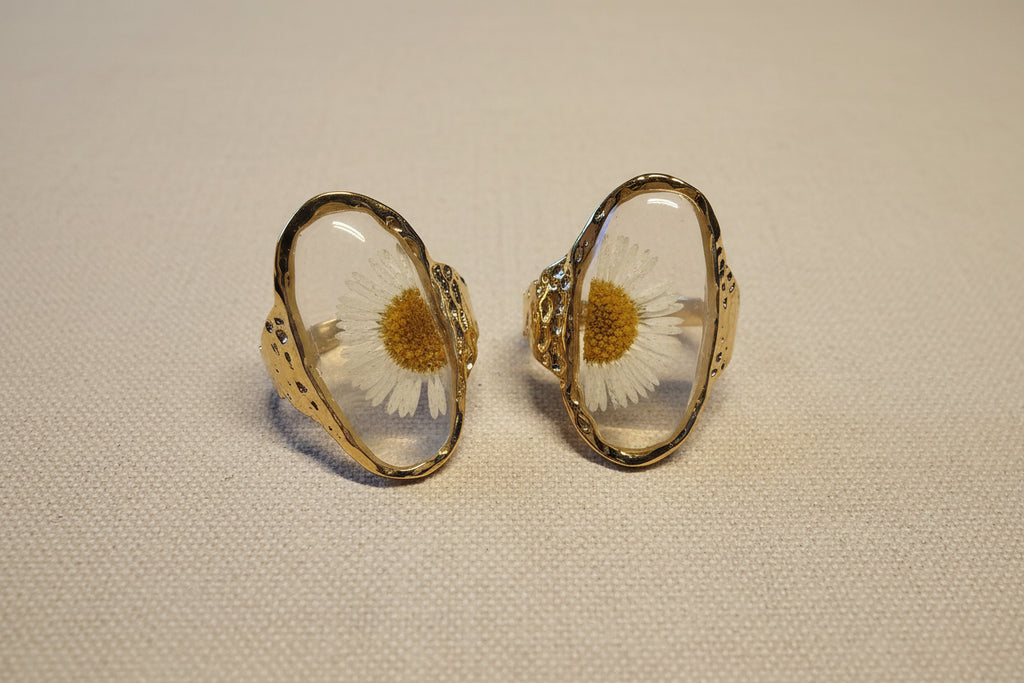 Anello " Daisy 🤍 white "
