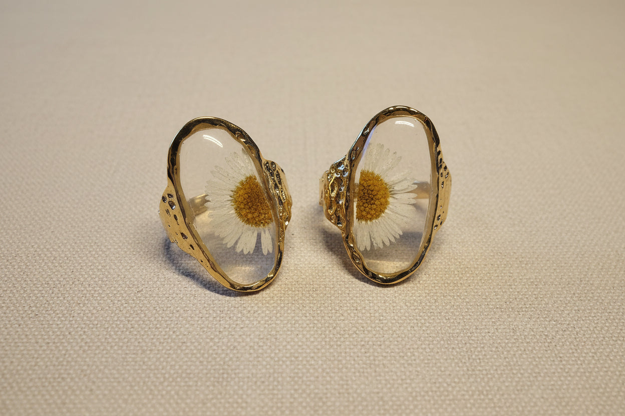 Anello " Daisy 🤍 white "