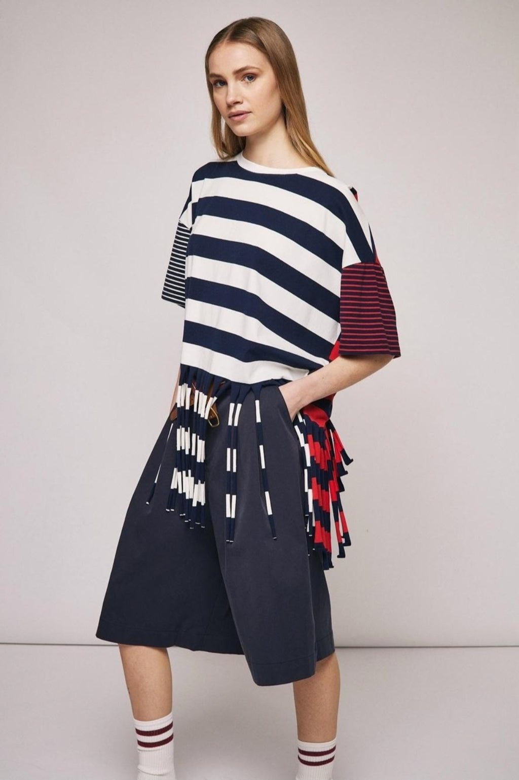 T-shirt Frange
