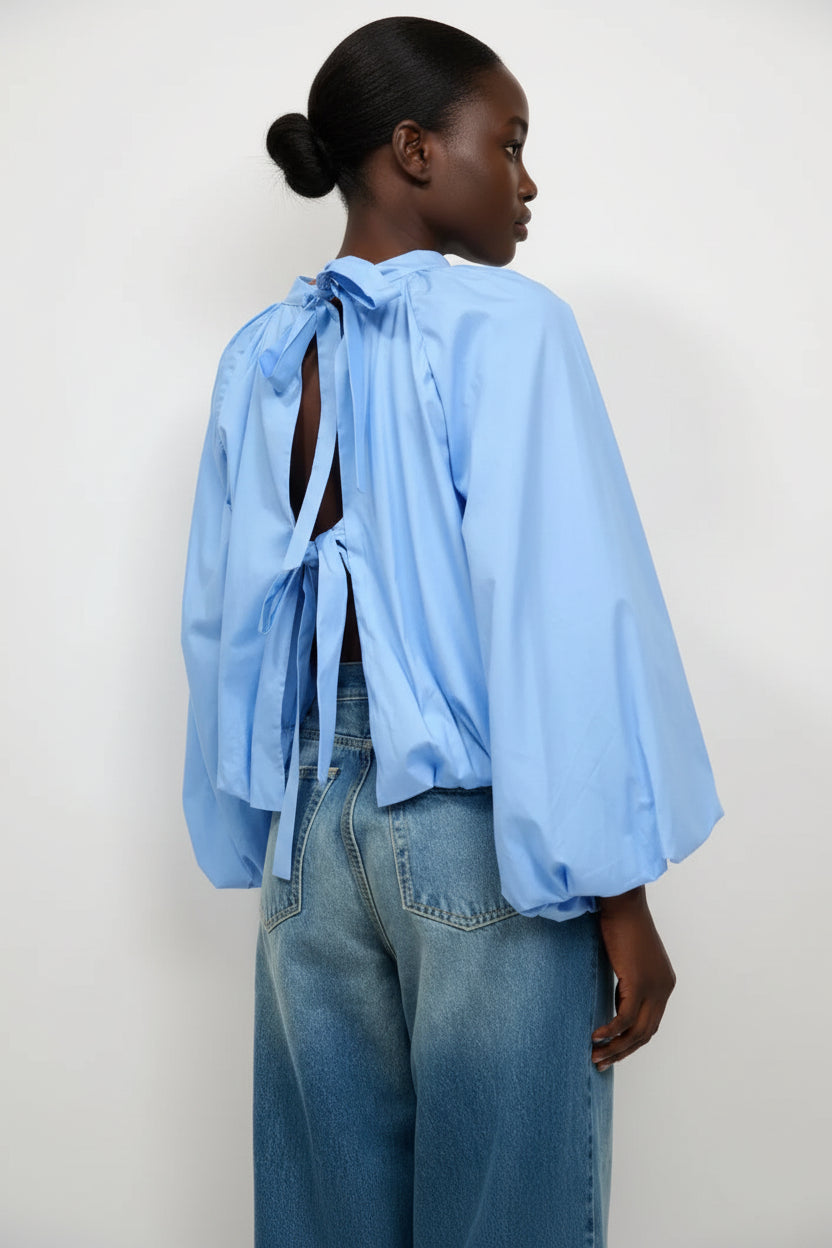 Camicia celeste fiocchi