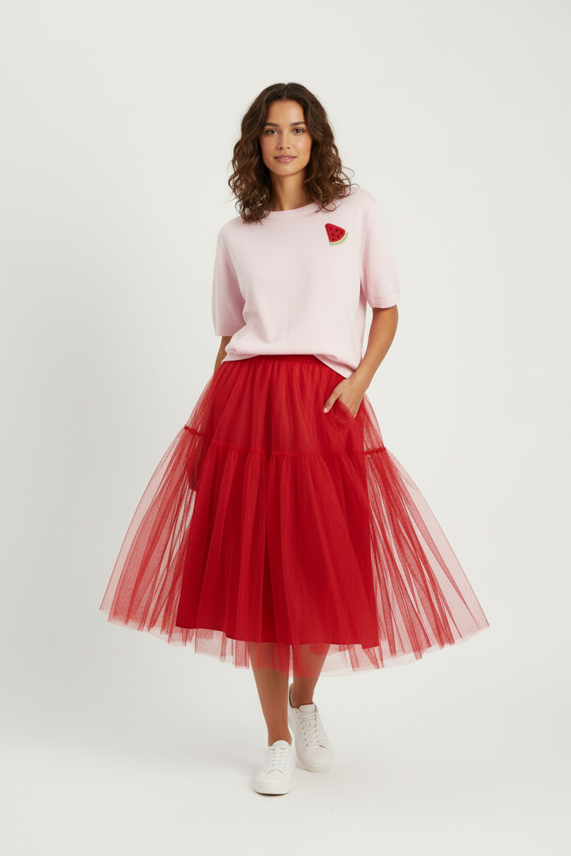 Watermelon knit t-shirt