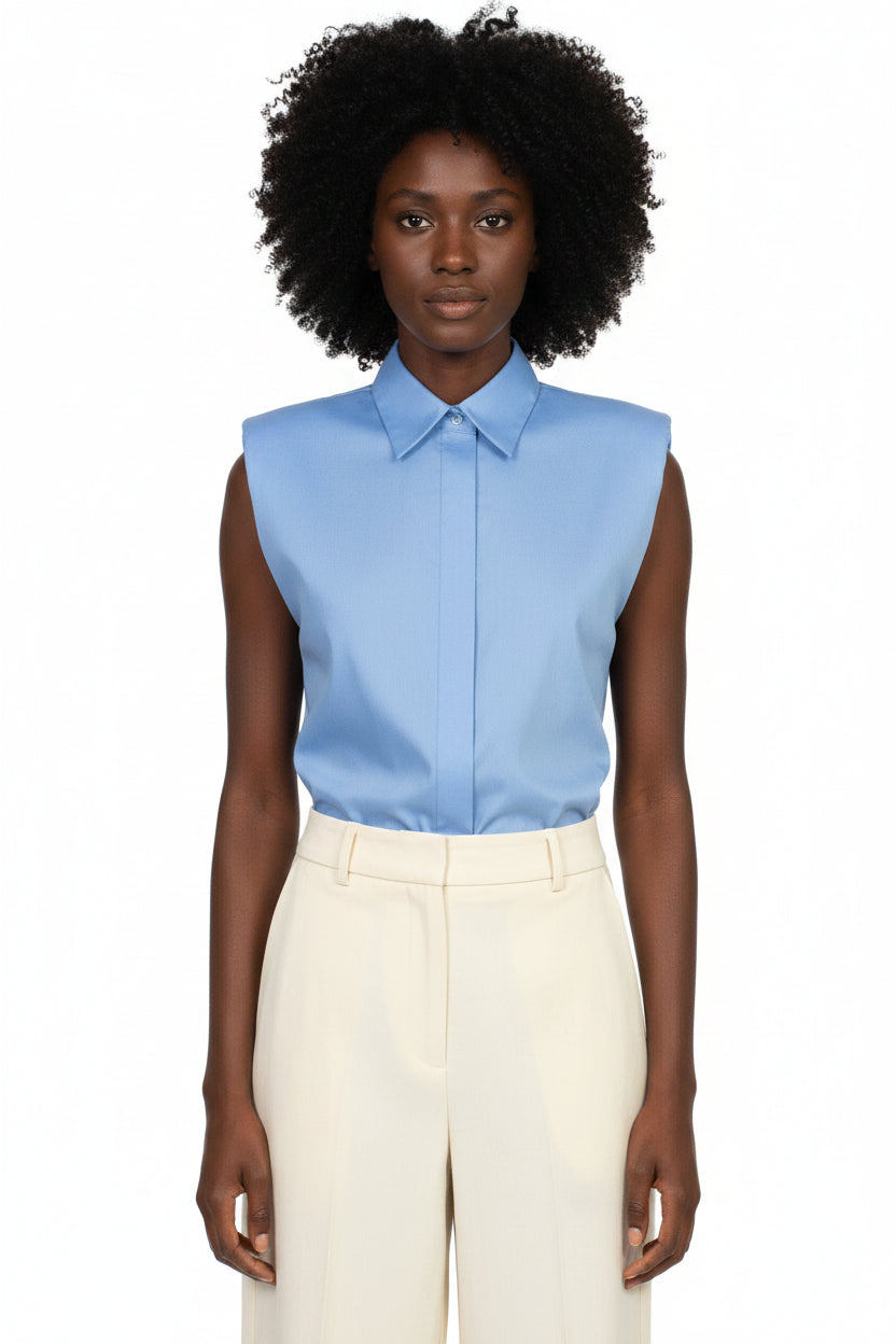 Camicia spalline fiocco