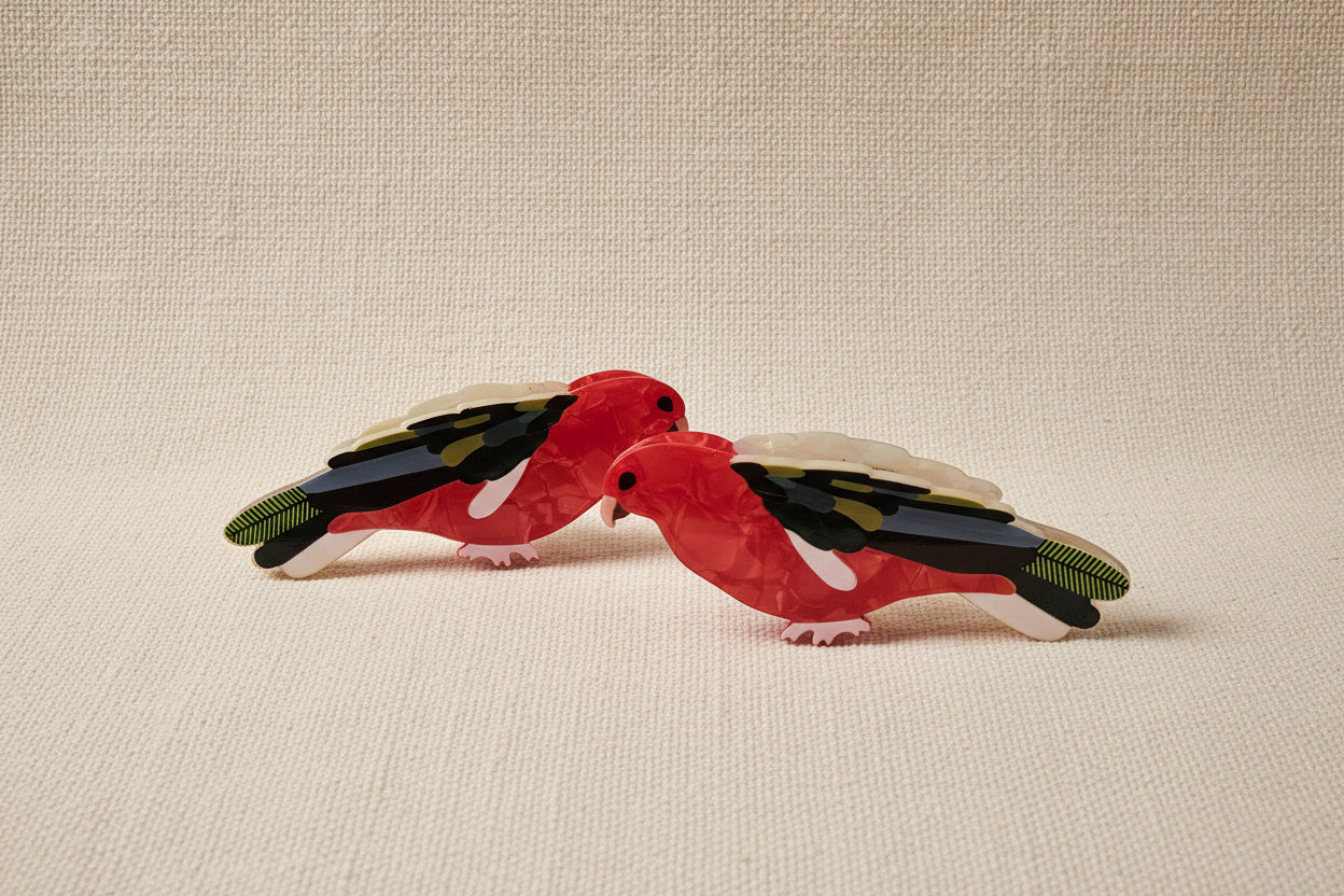🦜" parrot " hair Clips.