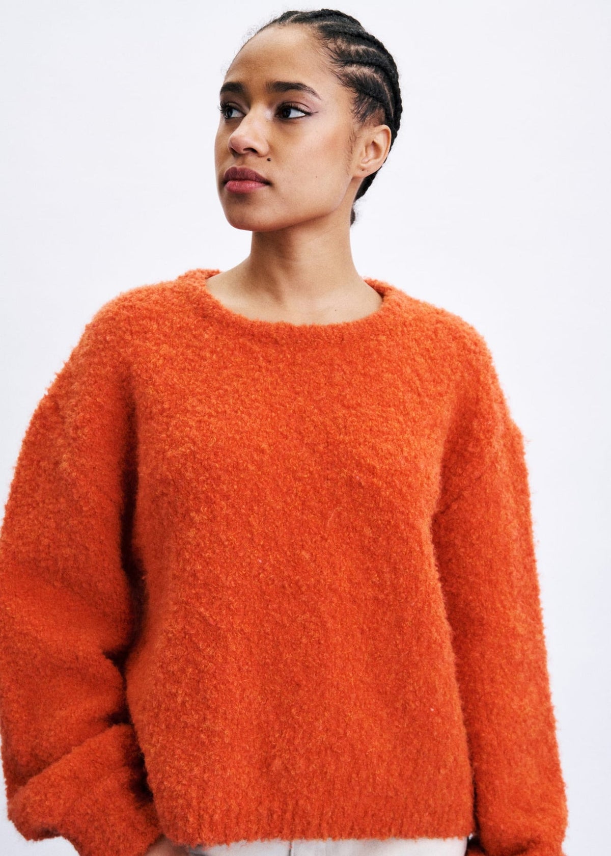 PULL FLUFFY LOUISE - ARANCIONE VITAMINICO