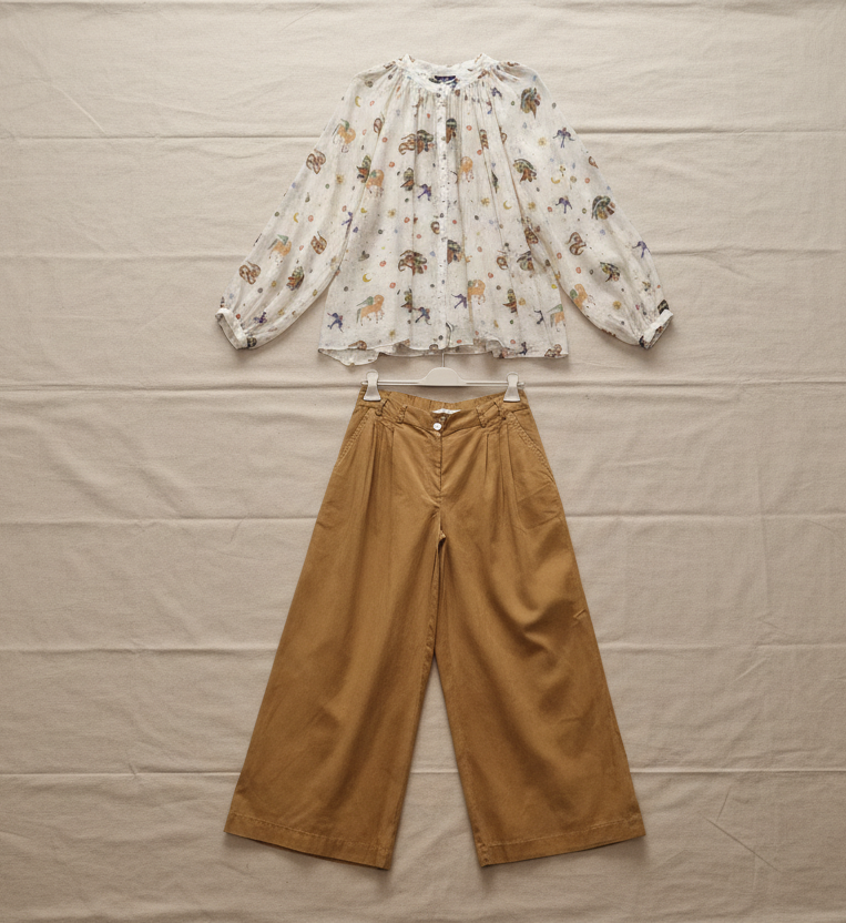 Yellow Tencel pants