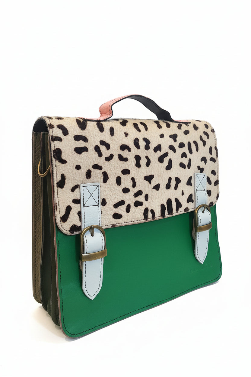 Borsa cartella verde