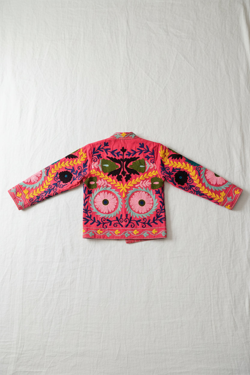 Suzani jacket red
