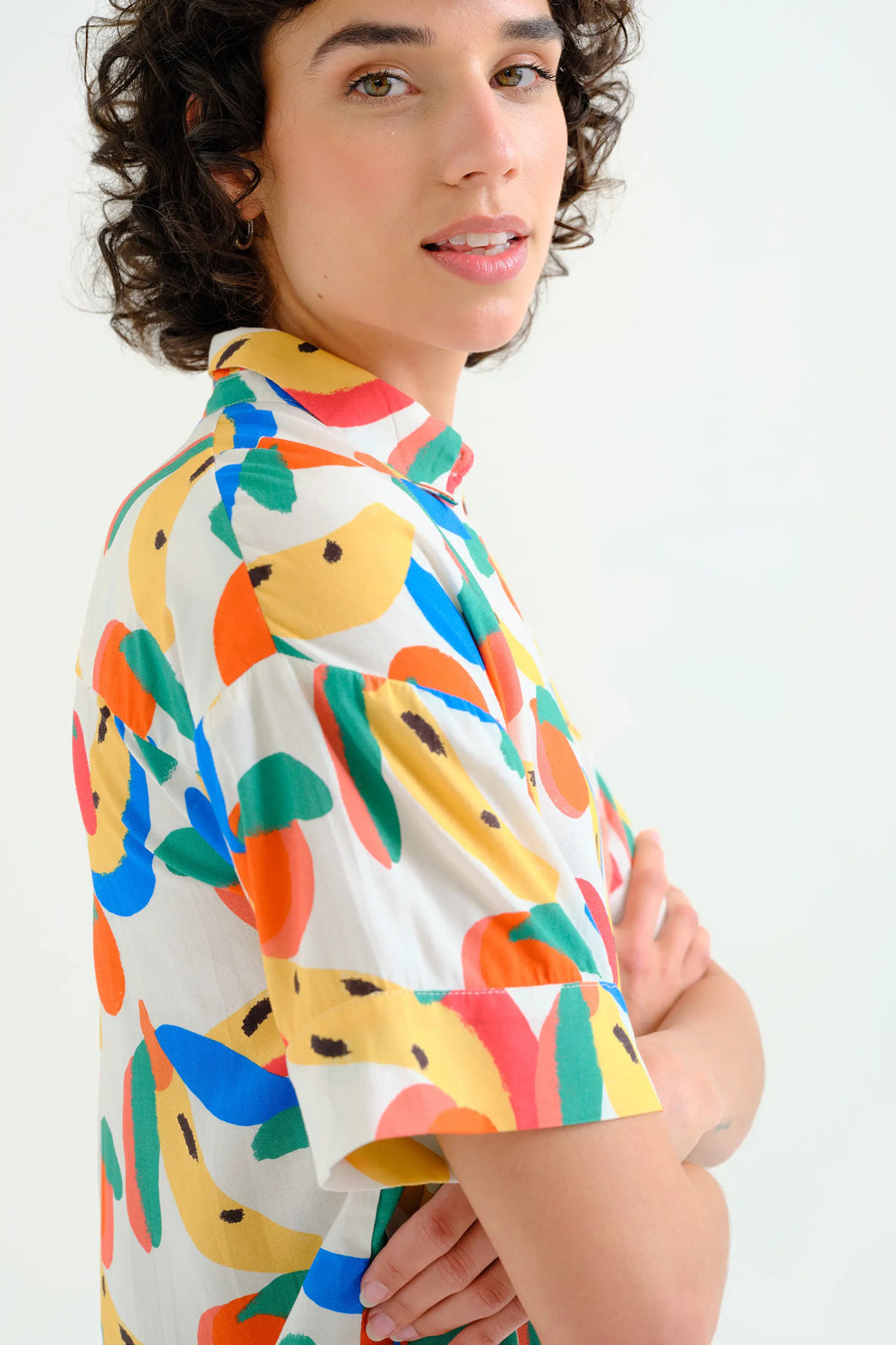 Camicia con stampa Tutti Frutti Small