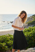 Camicia  bianca con ricami