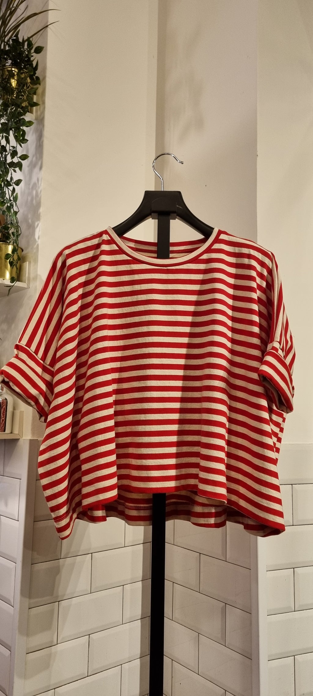 T-shirt Rosso & Panna