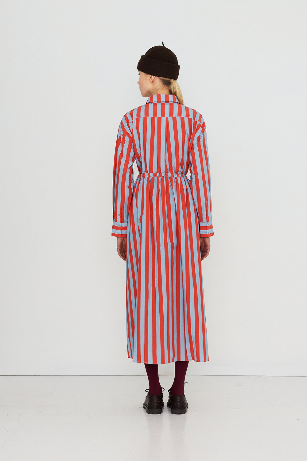 STRIPES ELASTICATED SKIRT