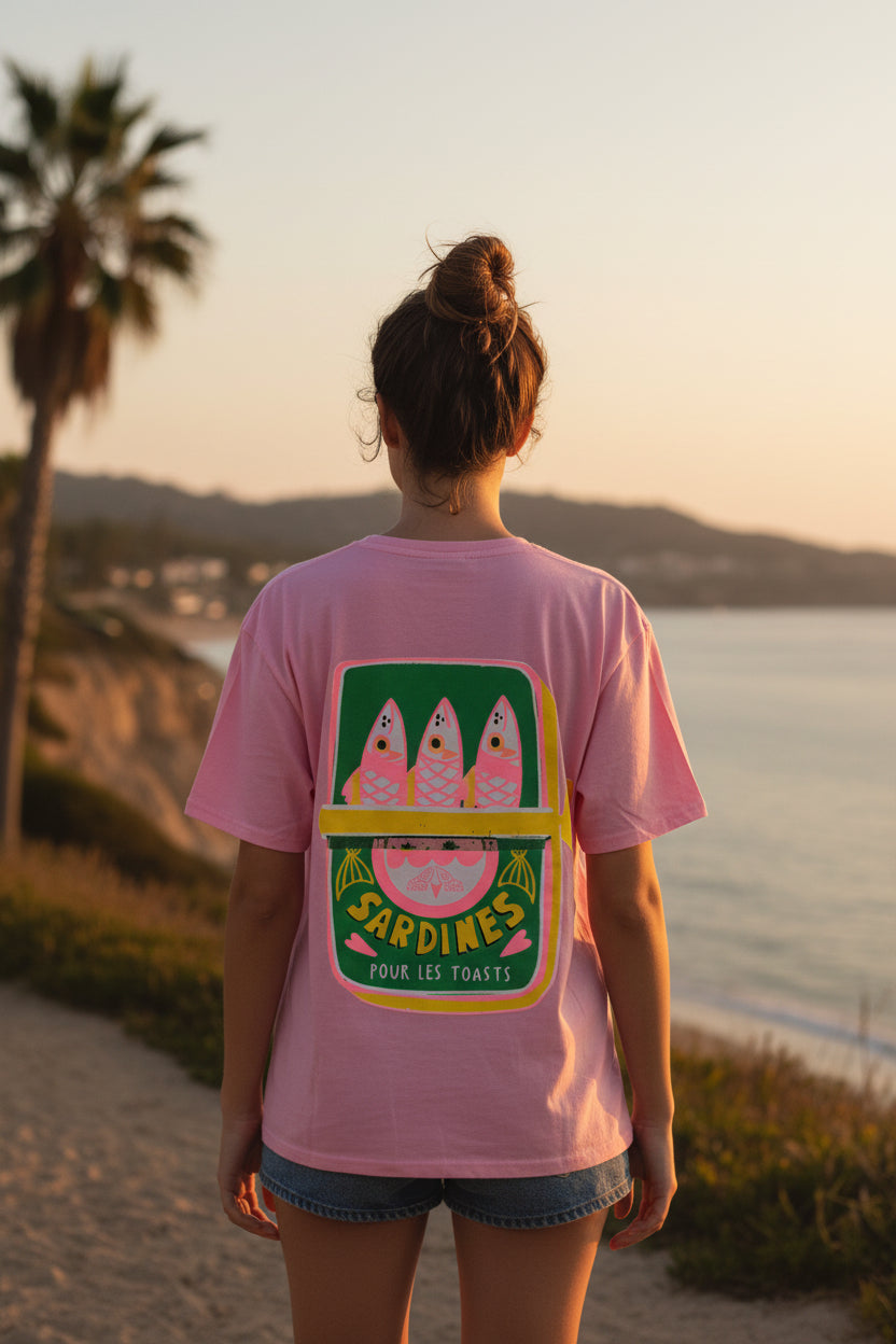 Tee sardine rosa 🩷